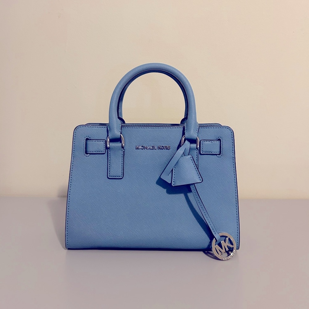 Micheal Kors Blue Satchel